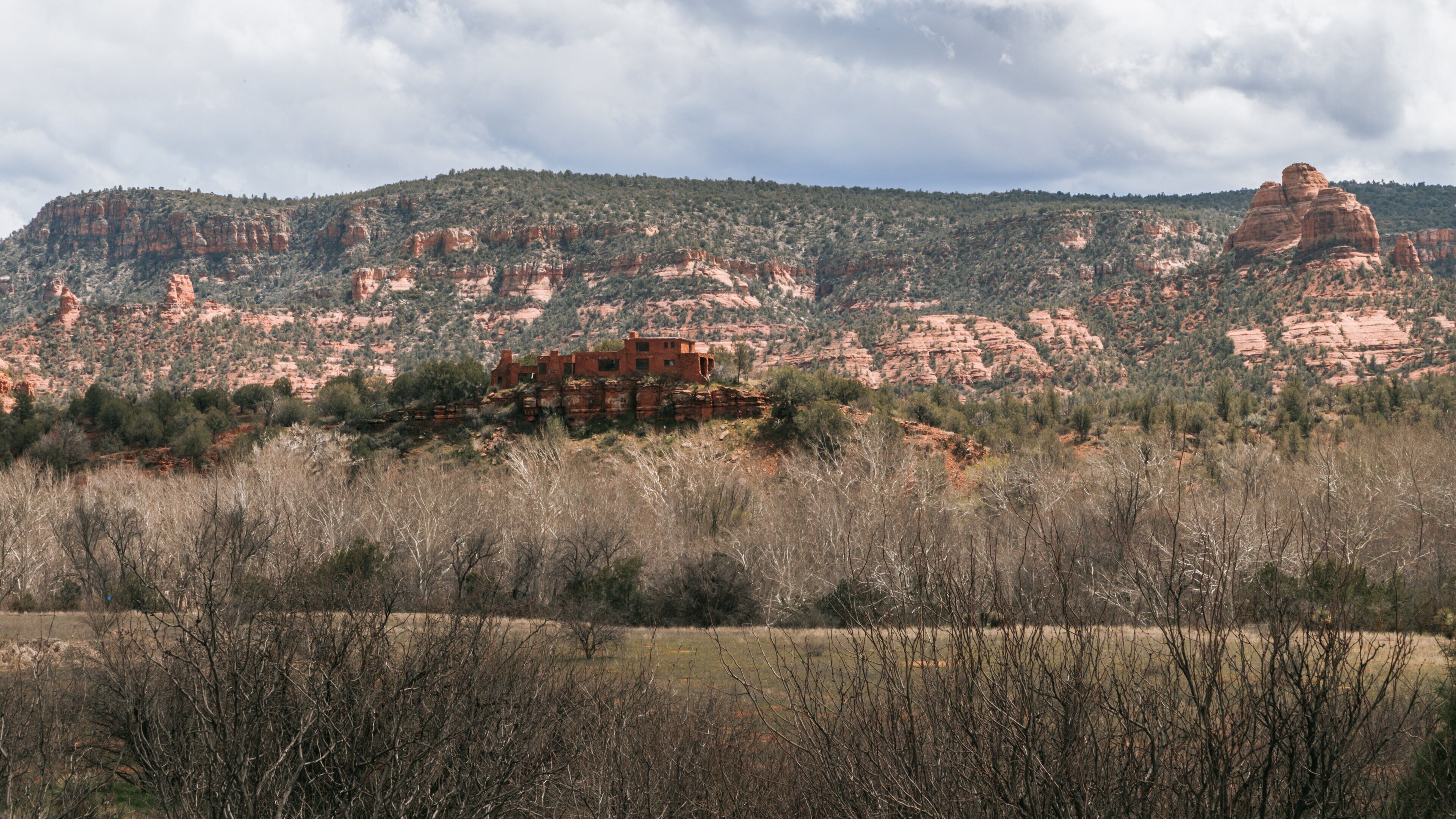 Red Rock State Park which includes a gorge or canyon and desert views