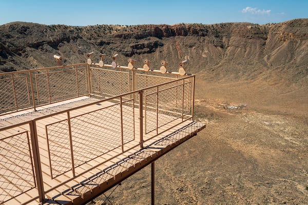 Overlook of the Caynon at Meteor Crater