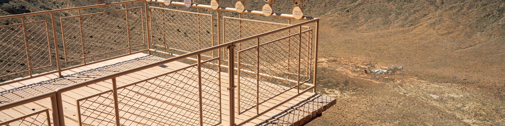 Overlook of the Caynon at Meteor Crater