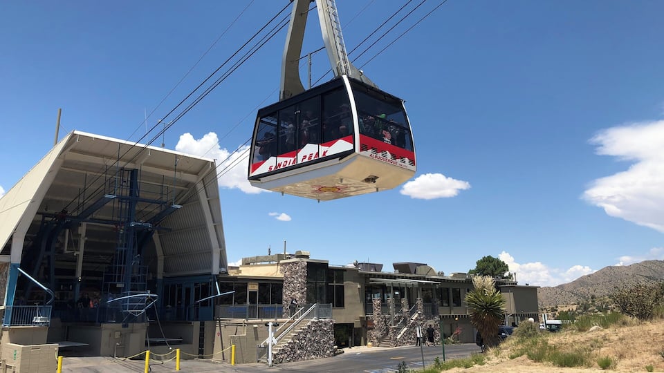 Had a great morning taking the Sandia Peak Tramway from 6100’ to 10,600’. Got to watch a someone parasail up another 1000’ and will be sailing for 3 to 5 hours.