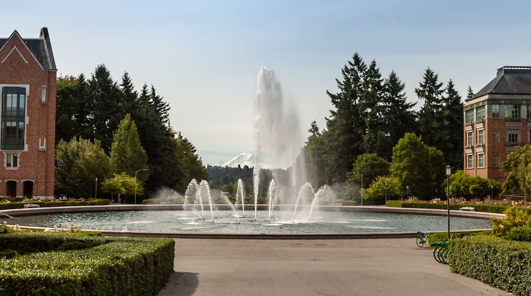 Drumheller fountain at university of Washington