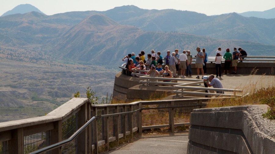 Mount St. Helens featuring views, mountains and landscape views