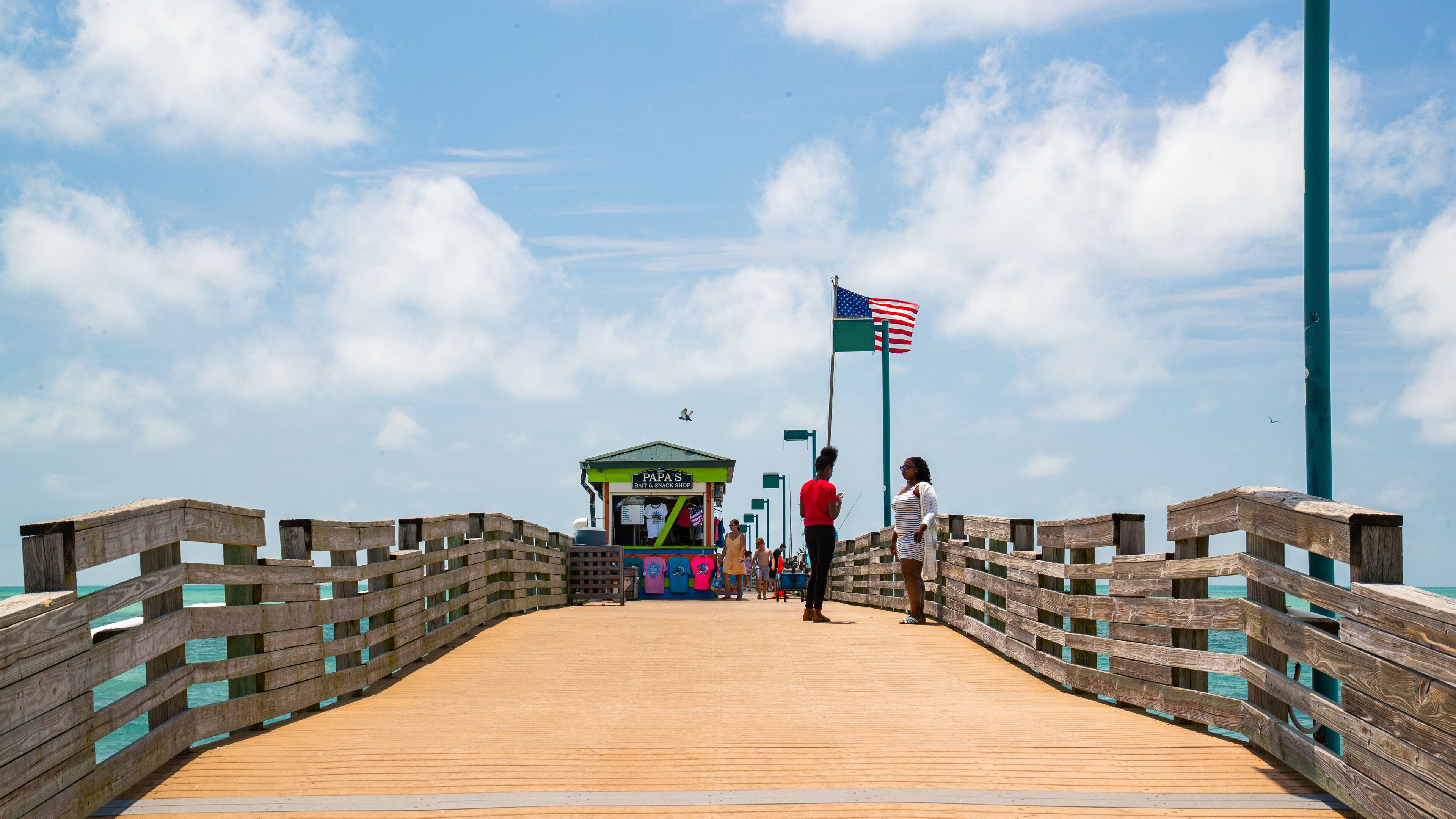 Venice Fishing Pier as well as a couple