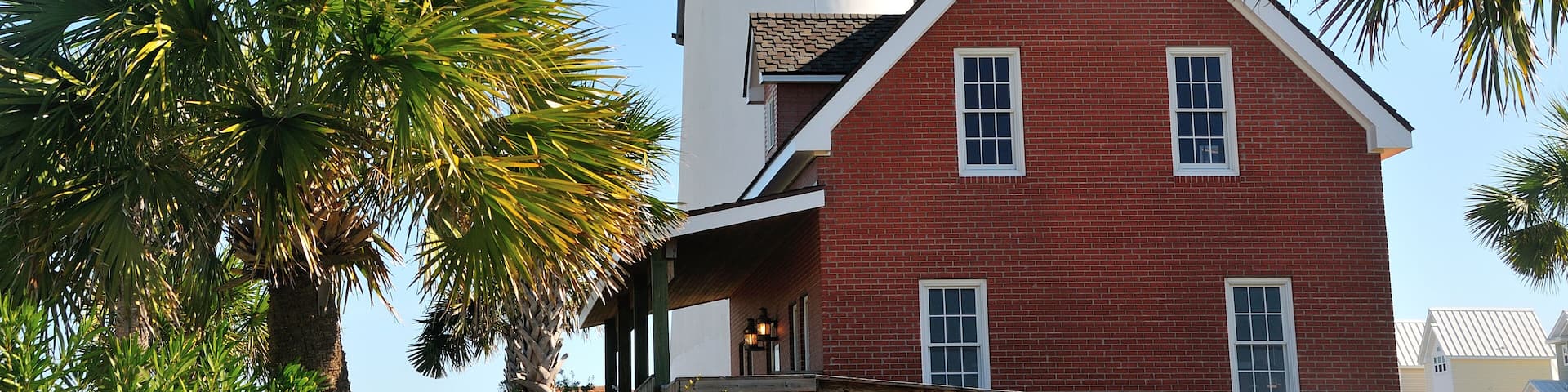 Lighthouse at St. George Island, Florida, USA