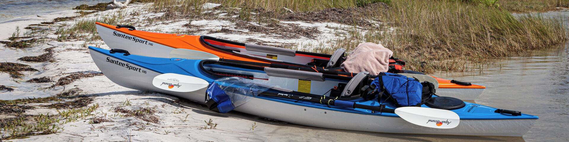Taking a well deserved break from paddling around the park at Big Lagoon FL