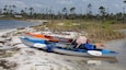 Taking a well deserved break from paddling around the park at Big Lagoon FL