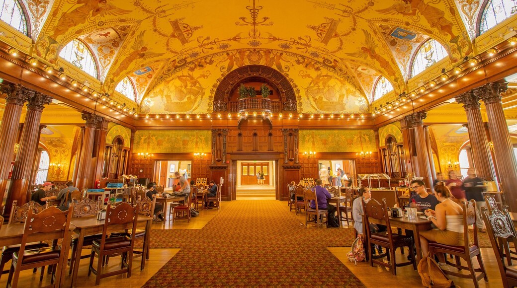 Downtown Historic District showing dining out, heritage elements and interior views