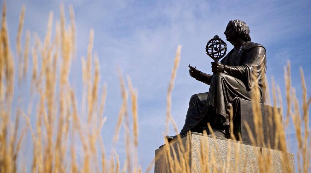 Copernicus Statue which includes a statue or sculpture