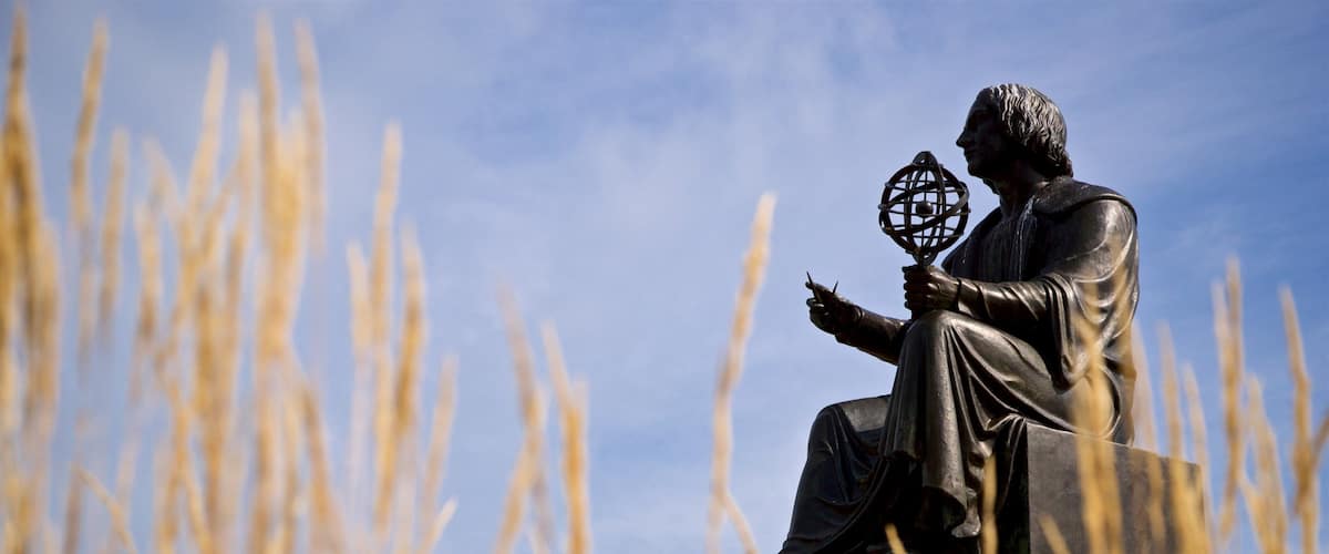 Copernicus Statue which includes a statue or sculpture