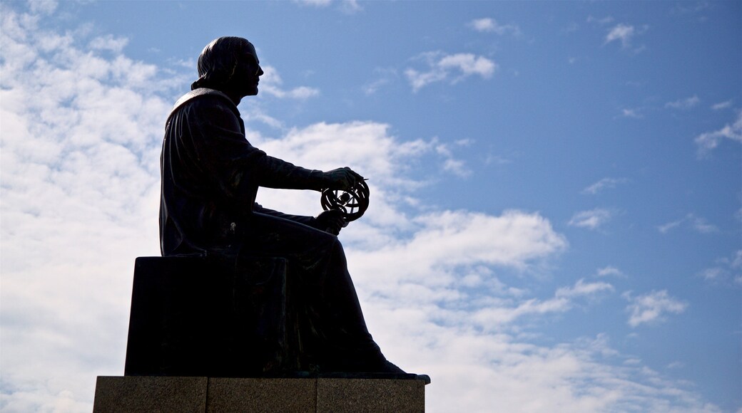 Copernicus Statue showing a statue or sculpture