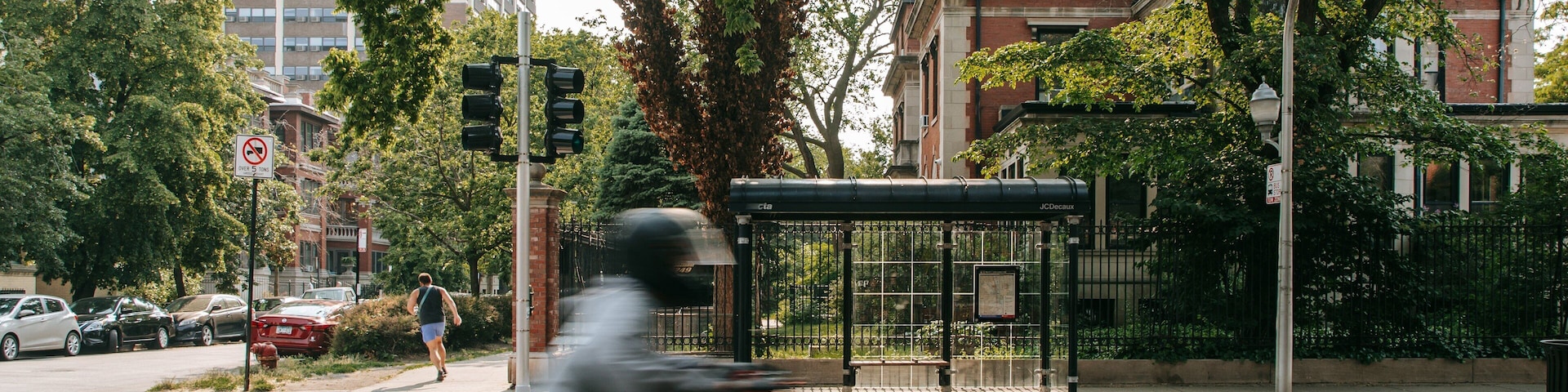 Hutchinson Street Historic District which includes motorcycle riding and street scenes