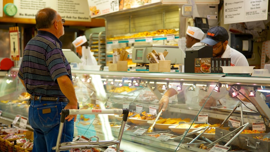 New York som viser markeder, mad og interiør