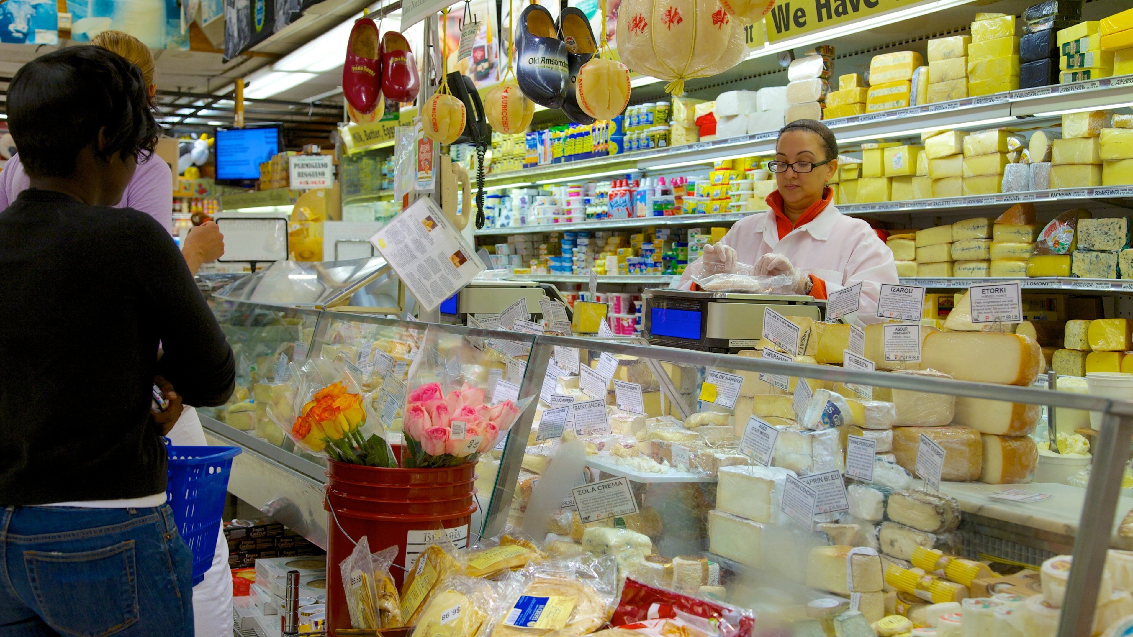 New York mit einem Speisen, Innenansichten und Märkte