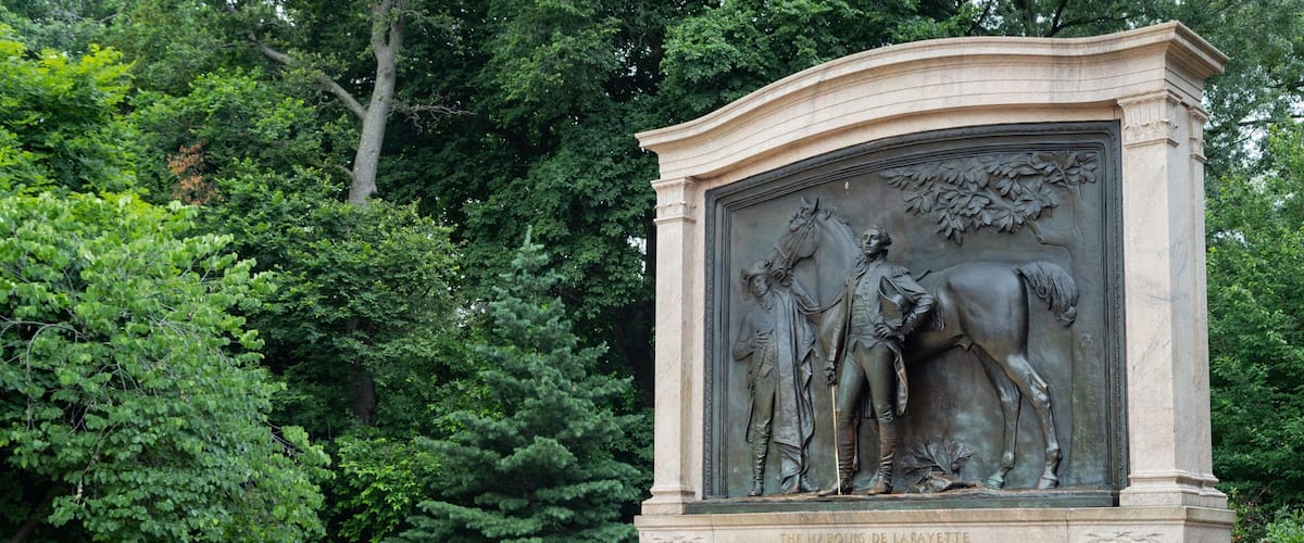 Prospect Park Bandshell which includes a garden