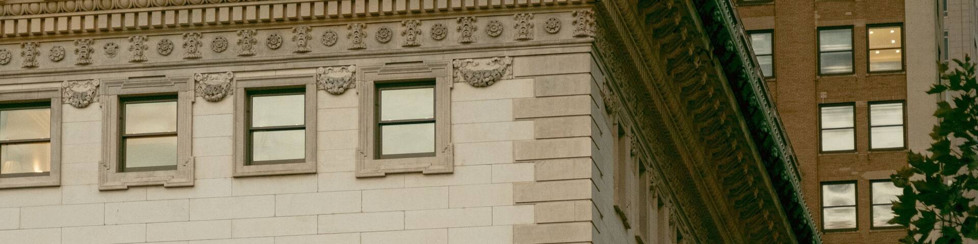 Architectural details of the Metropolitan Club, Manhattan, New York City
