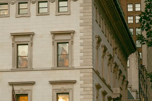 Architectural details of the Metropolitan Club, Manhattan, New York City