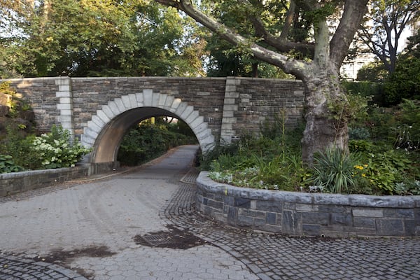 New York City Carl Schurz Park at the arch in the early morning; Shutterstock ID 82545664; Purchase Order: -