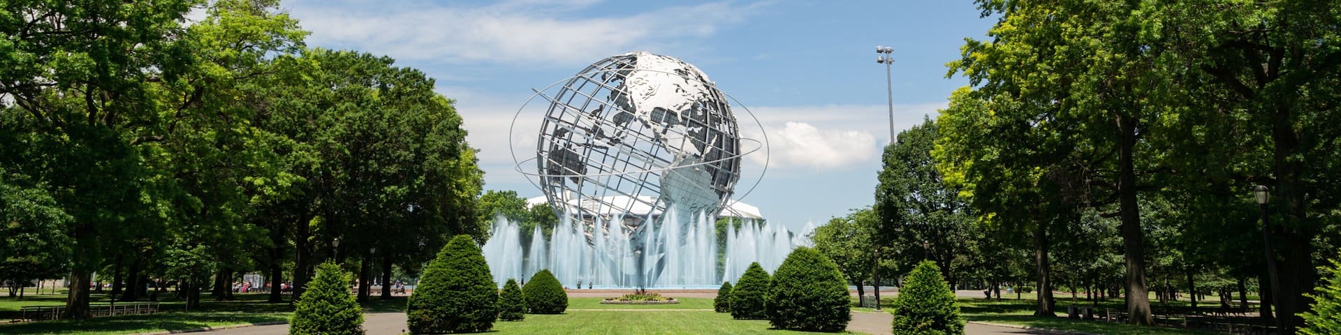 Unisphere which includes a garden and a fountain