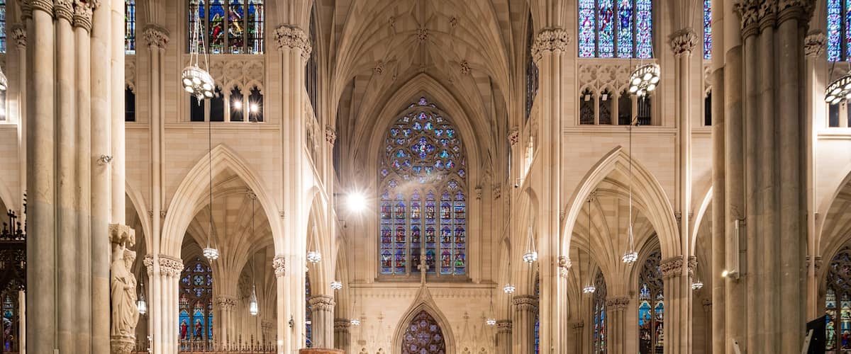 St Patrick\'s Old Cathedral featuring heritage elements, a church or cathedral and interior views