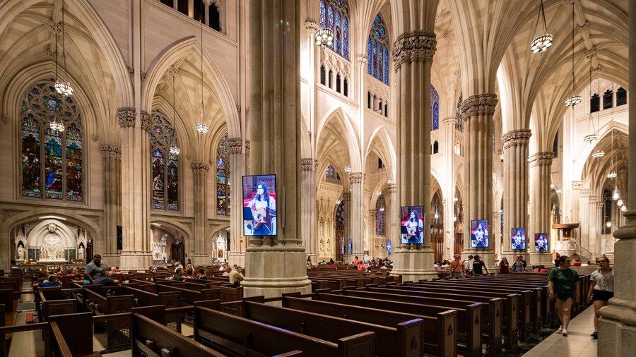 St Patrick\'s Old Cathedral which includes a church or cathedral, heritage elements and interior views
