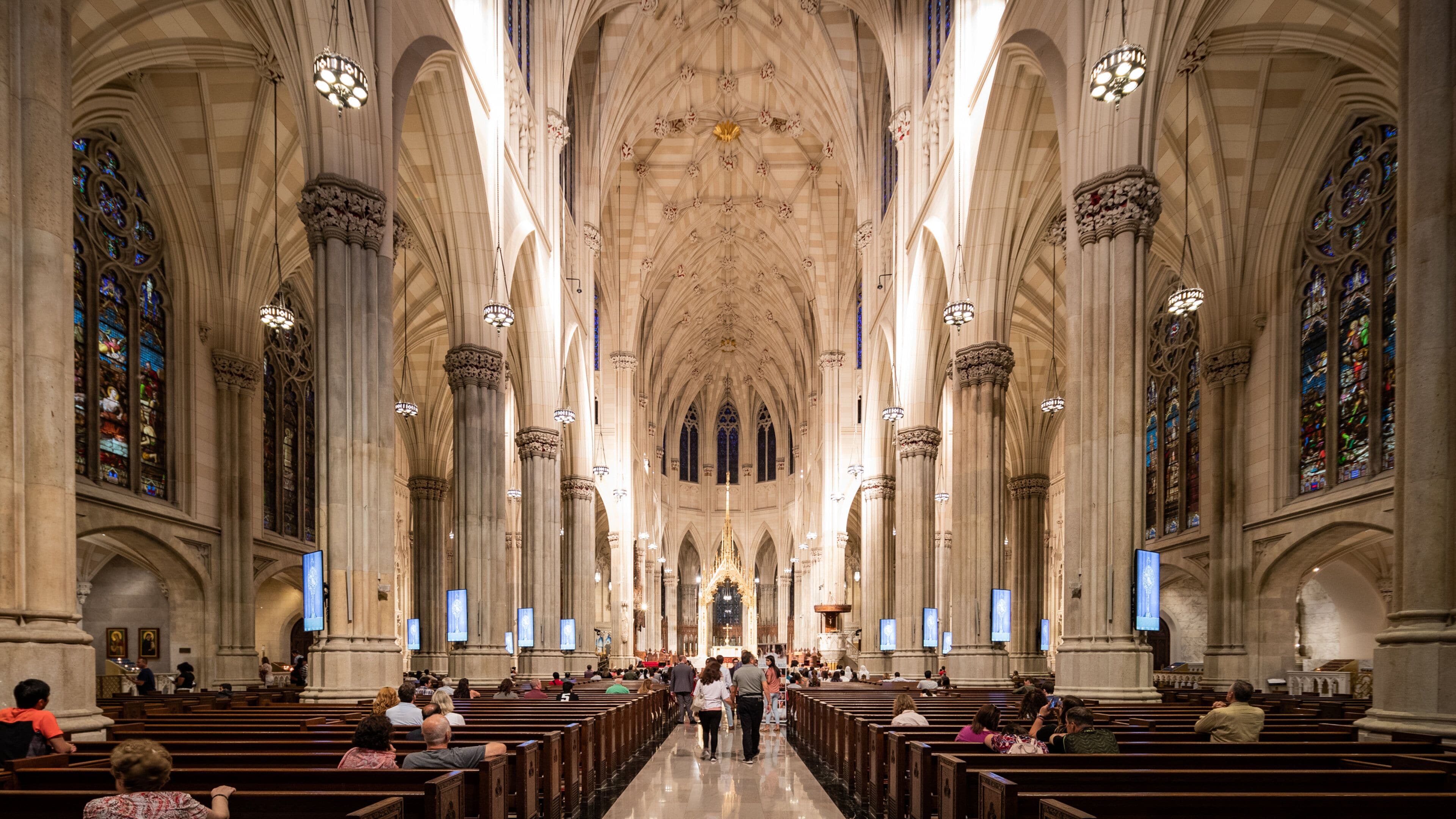 St Patrick\'s Old Cathedral featuring heritage elements, a church or cathedral and interior views