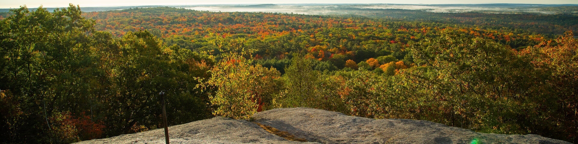 Bradbury Mountain State Park which includes a sunset, tranquil scenes and landscape views