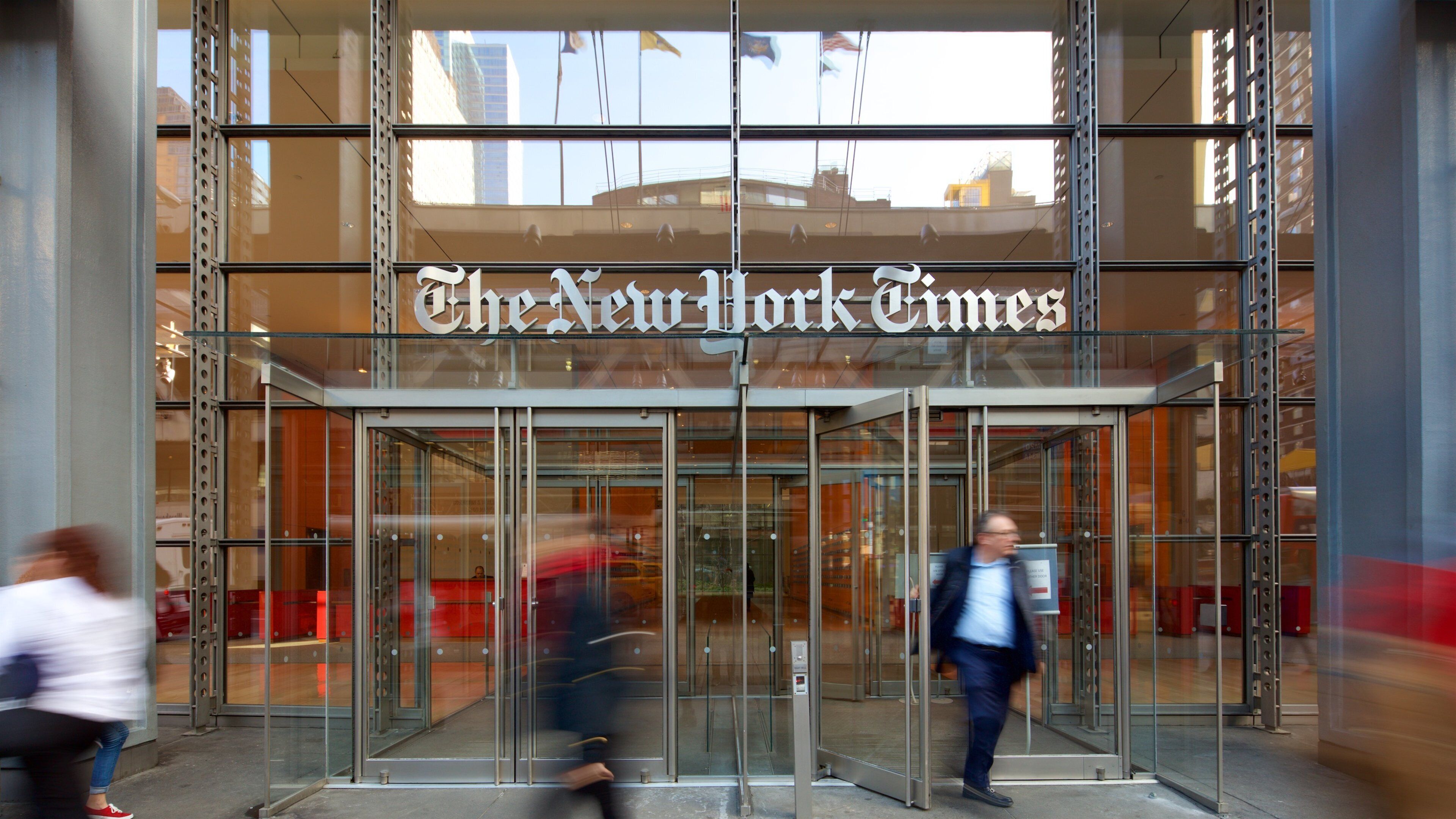 New York Times Building qui includes ville et signalisation