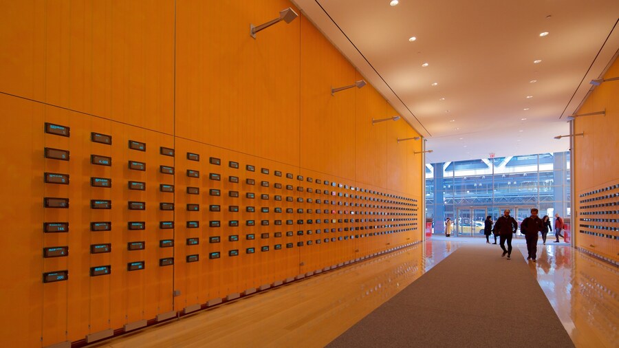 New York Times Building featuring interior views