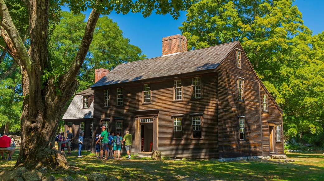 Minute Man National Historic Park which includes heritage elements as well as a small group of people