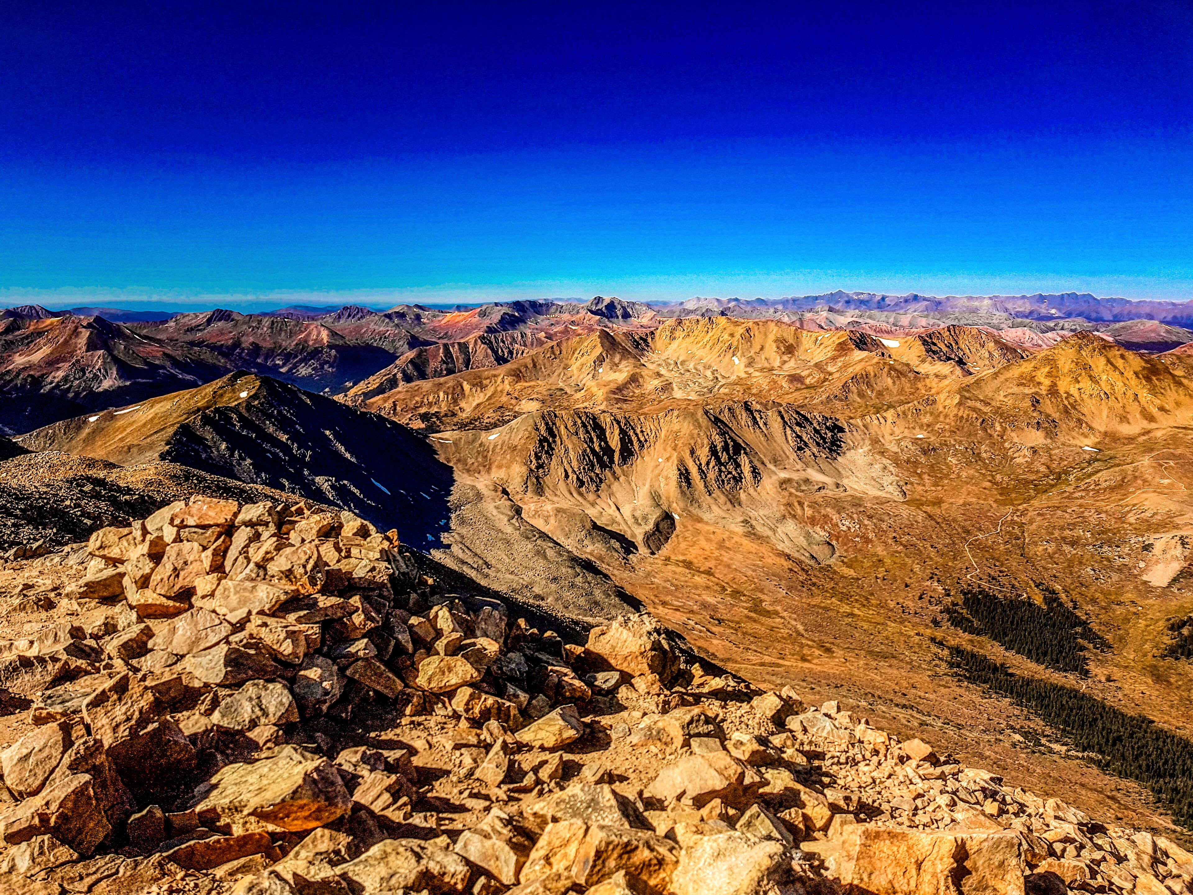 Top of the rockies. Second highest peak in the lower 48. A good hike and a beautiful day.

#hiking #ontheroad #adventure