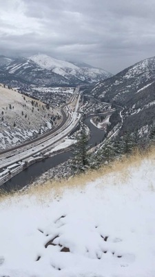 Back view of Mount Sentinel in Missoula, MT.