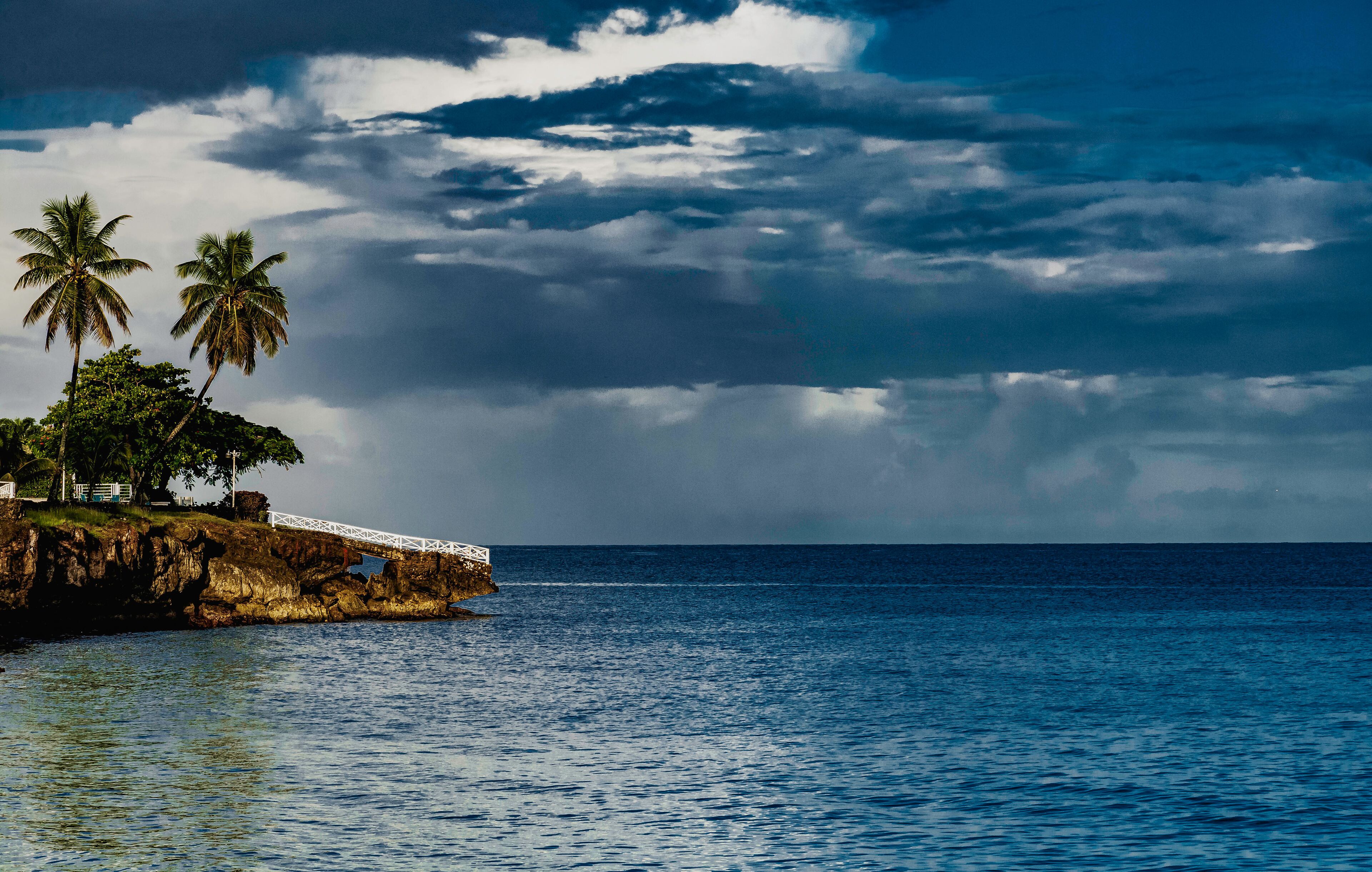 Fishing pier at Crown Point Hotel Store Bay Tobago
