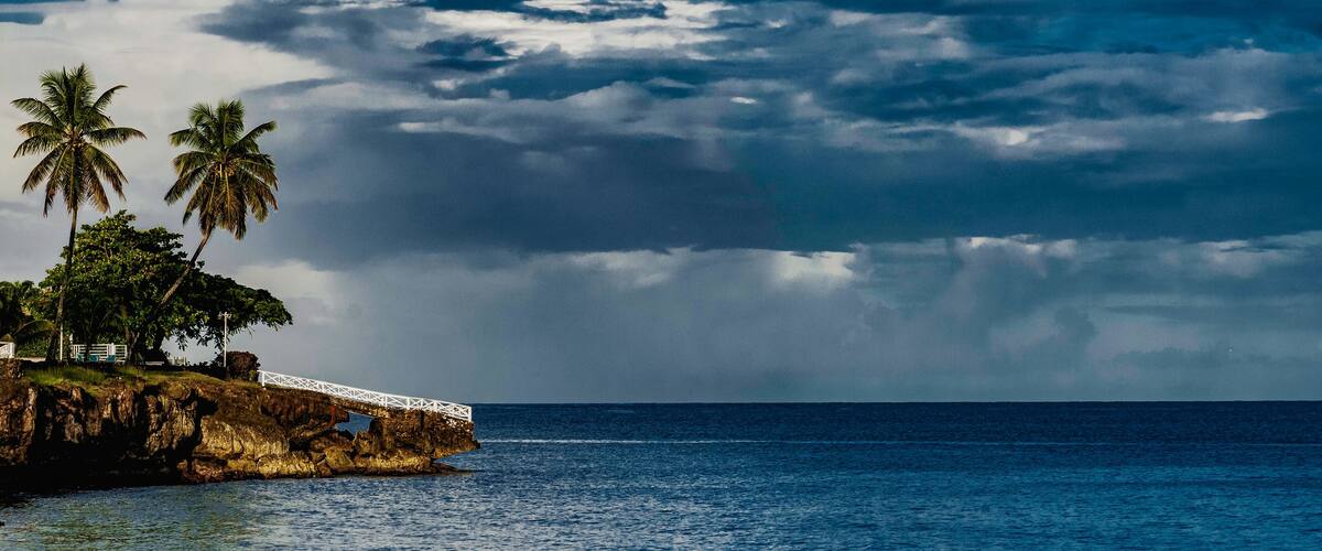 Fishing pier at Crown Point Hotel Store Bay Tobago