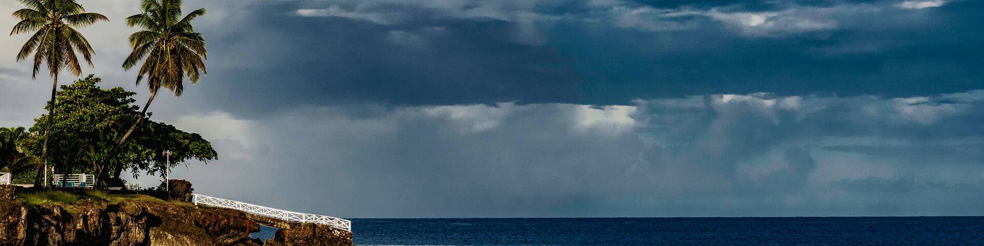 Fishing pier at Crown Point Hotel Store Bay Tobago