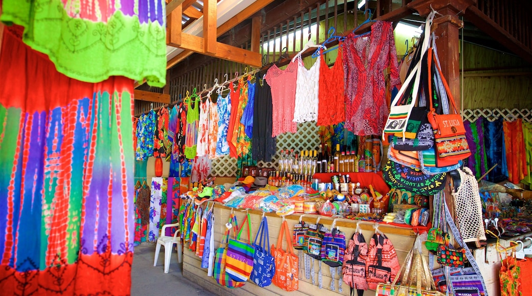 Castries Central Market which includes markets