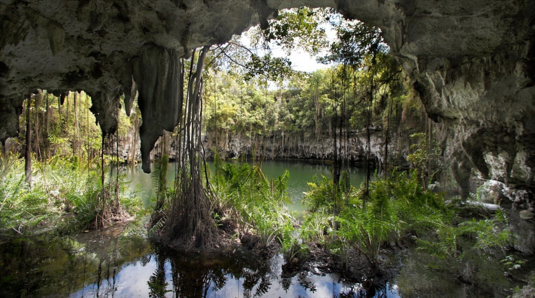 ドミニカ共和国 表示 湖あるいは泉 と 洞窟