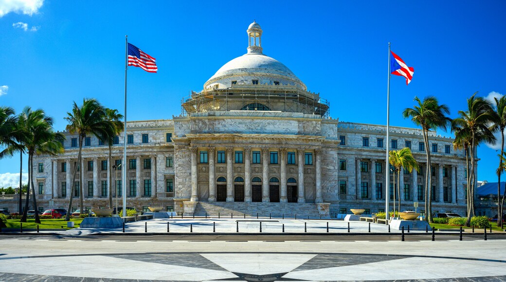 Capitol of Puerto Rico in Old San Juan historic district