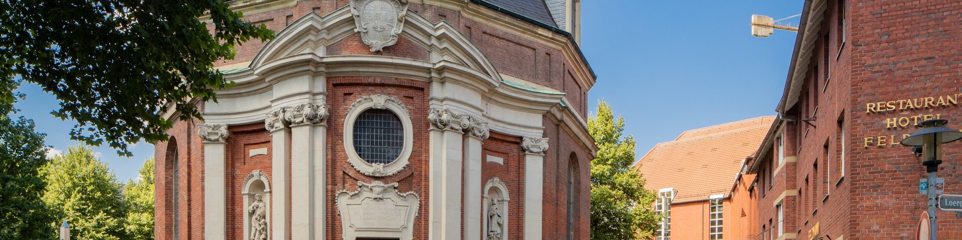 Clemenskirche featuring heritage elements and a church or cathedral