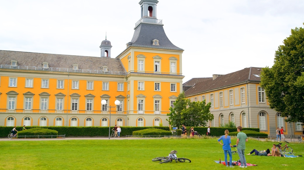 Kurfürstliche Residenz featuring a park as well as a small group of people