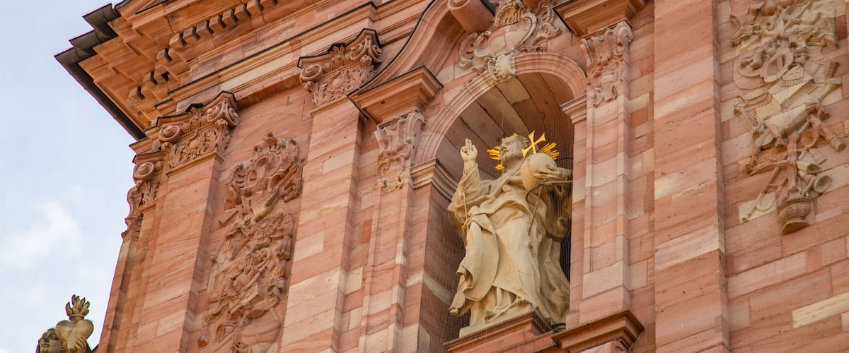 Jesuitenkirche which includes heritage elements and a church or cathedral