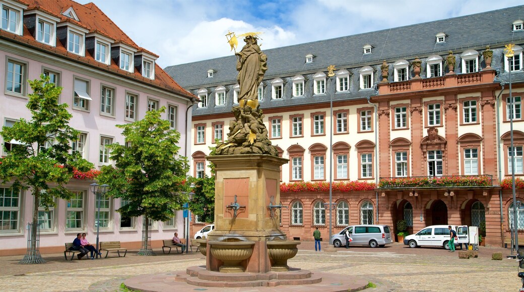 Marktplatz featuring a square or plaza and a statue or sculpture