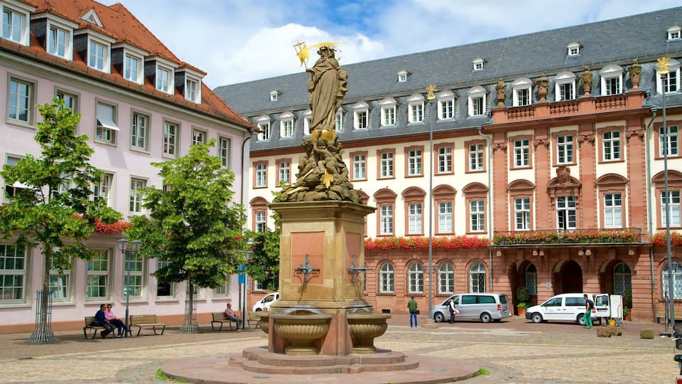 Marktplatz which includes a statue or sculpture and a square or plaza