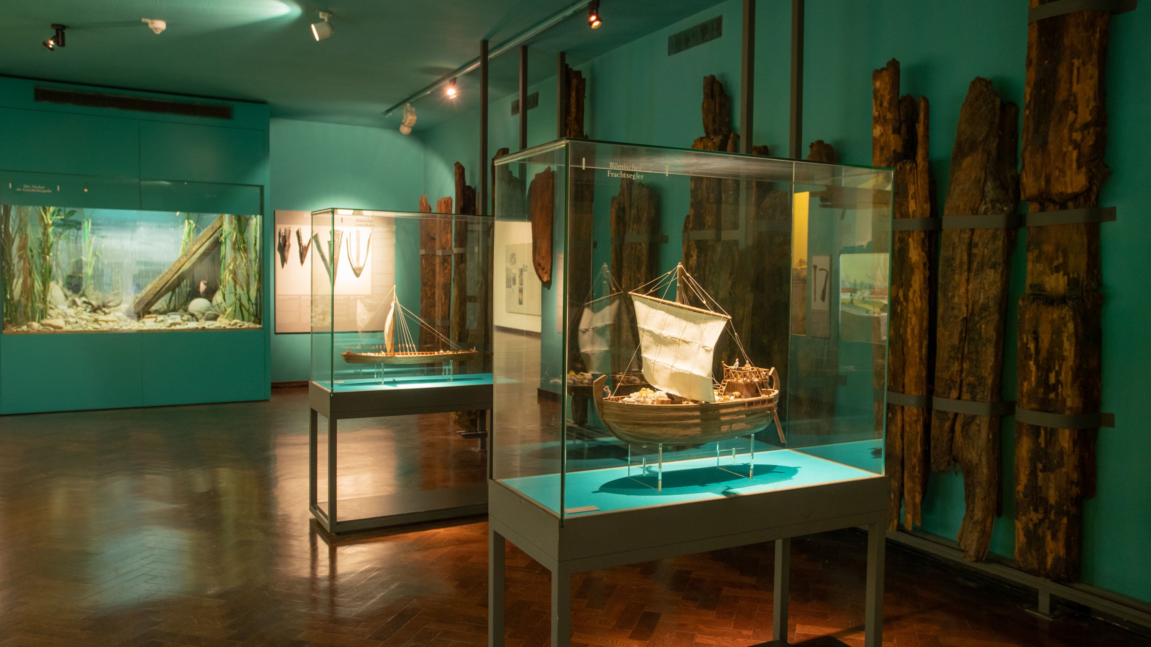 Kurpfälzisches Museum featuring interior views