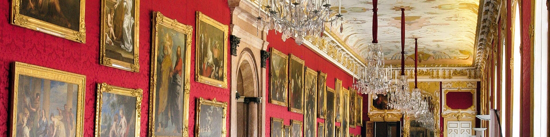 New Palace Schleissheim which includes heritage elements, interior views and chateau or palace