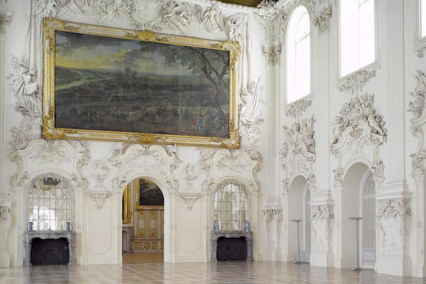 New Palace Schleissheim showing art, a castle and interior views