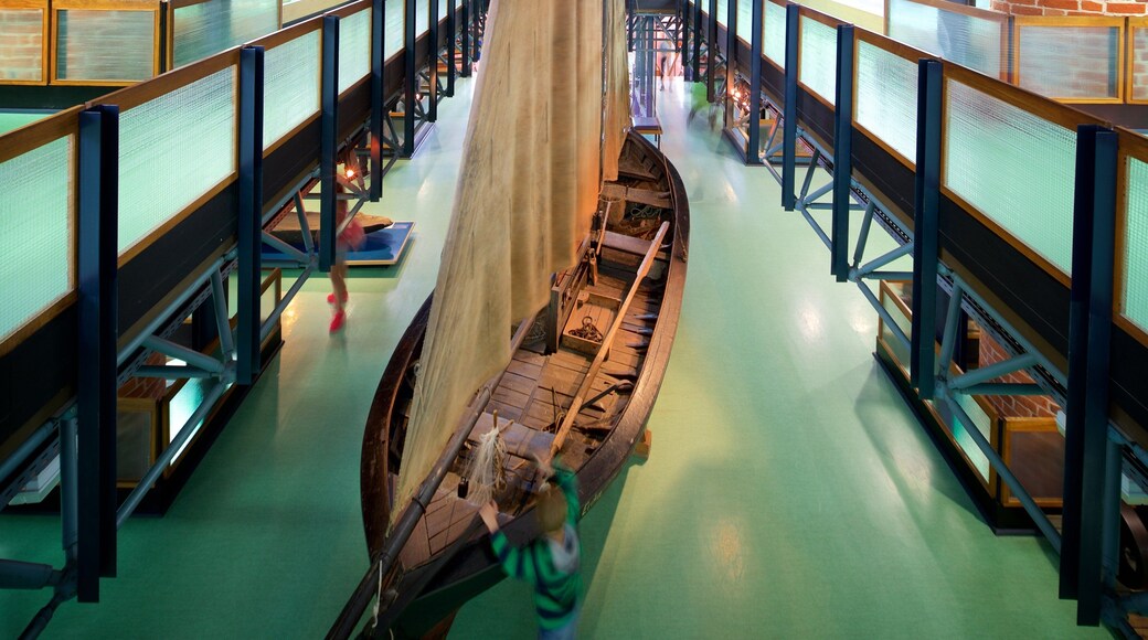 German Oceanographic Museum featuring interior views