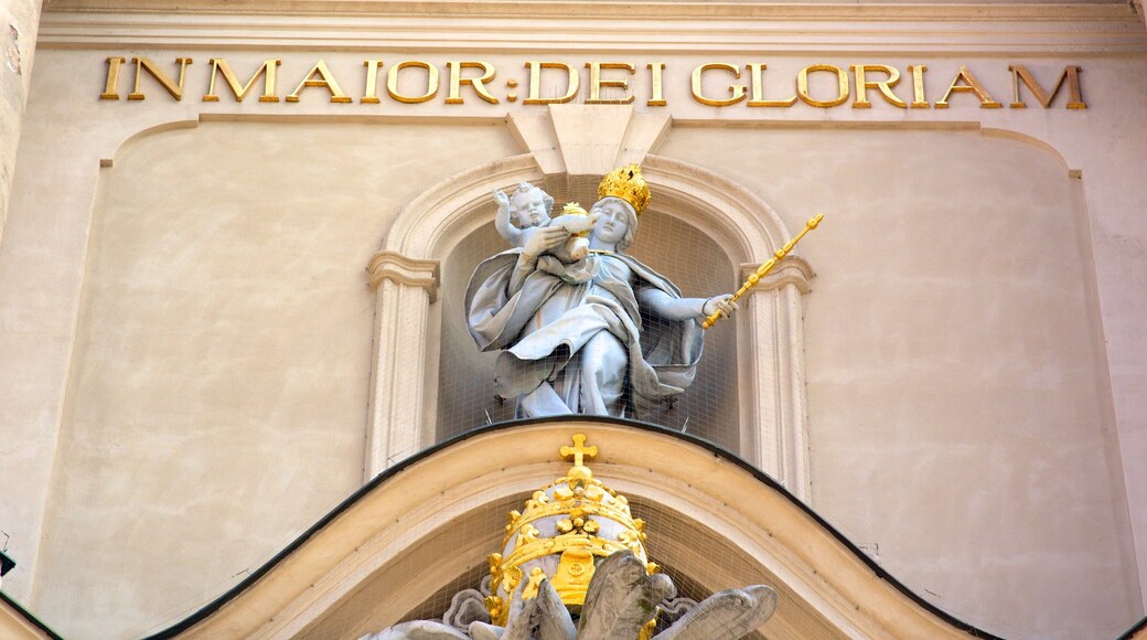 Munique mostrando aspectos religiosos, elementos de patrimĂŽnio e uma igreja ou catedral