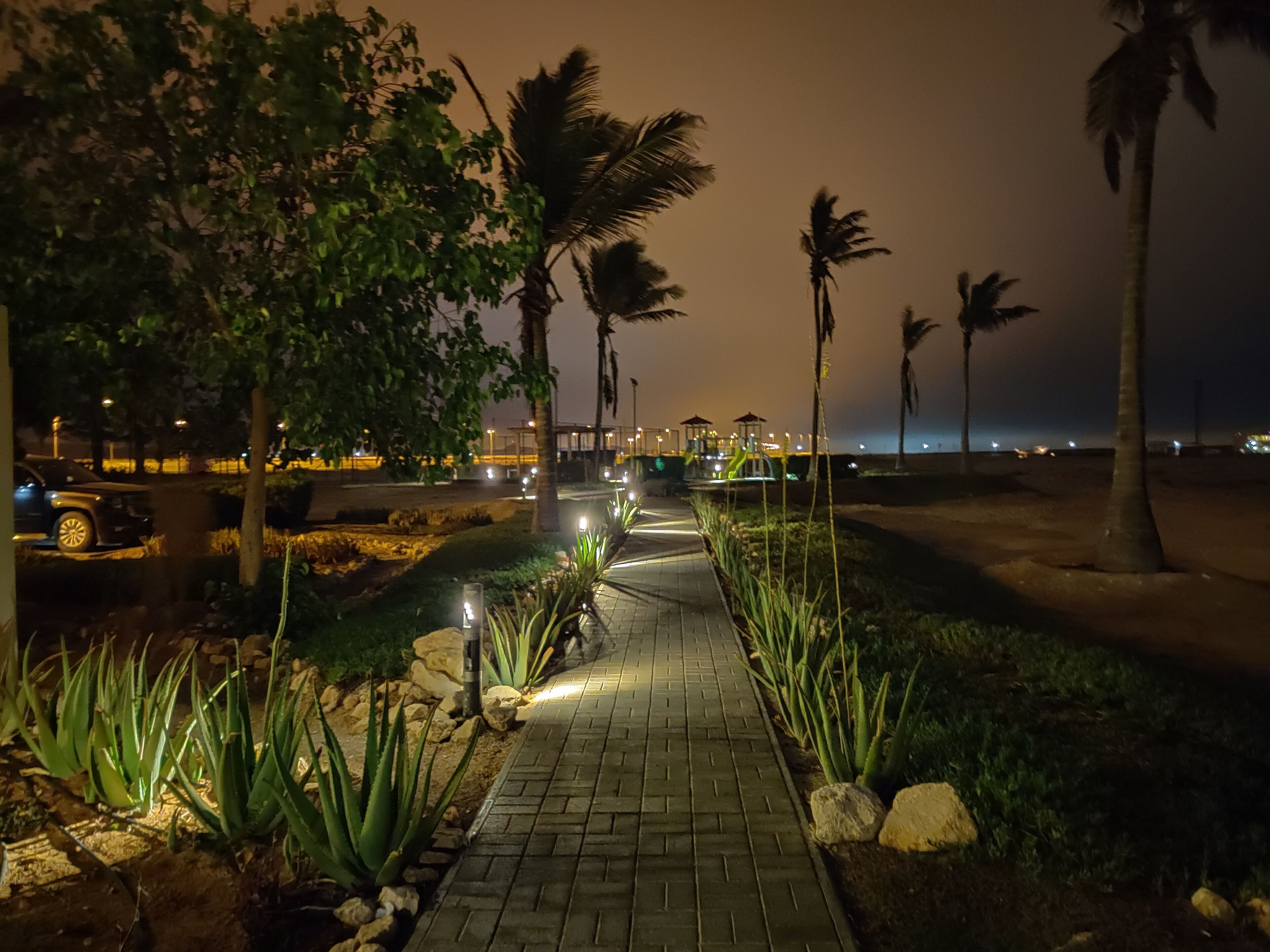 Lovely Evening on the pathway to Beach