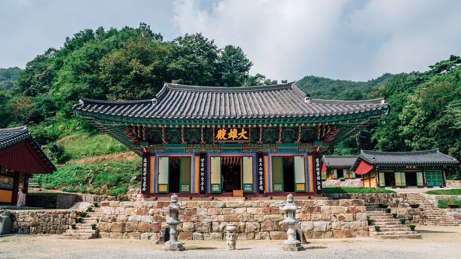 Guryongsa temple in Chiaksan mountain national park, Wonju, Korea