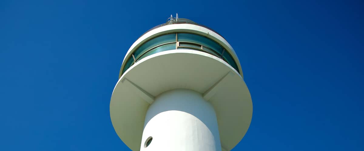 Mukho Lighthouse against Clear Blue Sky
